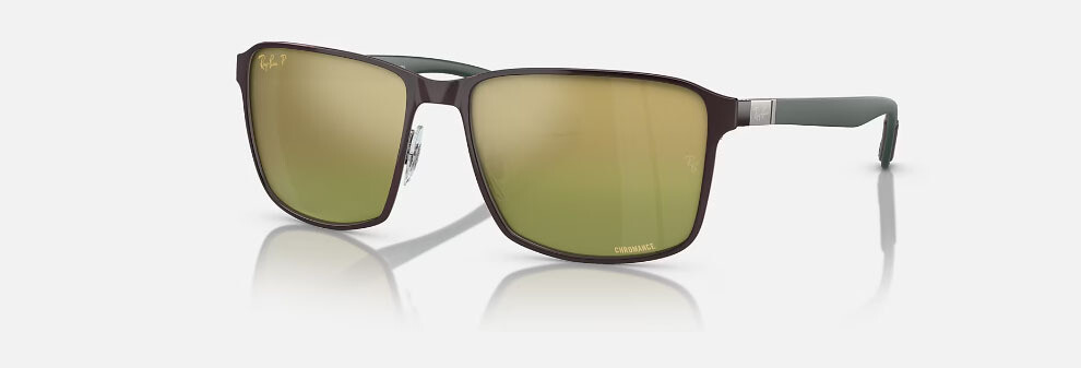 3721 Chromance Polarized Polished Brown on Gunmetal