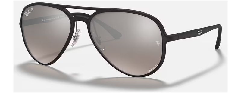 Ray Ban 4320 Chromance Matte Black Silver RB4320CH 601S5J 58-16