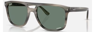 Ray Ban 2213 CHROMANCE Polished Havana Grey Polarized Grey RB2213CH 14243R 58-20