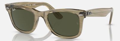 Ray Ban Original Wayfarer Change Polished Photo Striped Grey Green RB2140 138731 50-22​