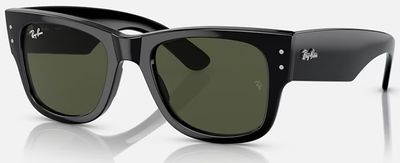 Mega Wayfarer Polished Black Green RB0840S 901/31 51-21