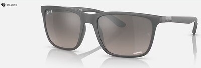 Ray Ban 4385 Chromance Matte Grey Grey Mirror Ray Ban 4385 Chromance Matte Grey Grey Mirror