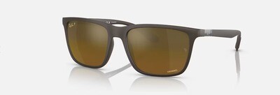 Ray Ban 4385 Chromance Matte Brown Gold Mirror Ray Ban 4385 Chromance Matte Brown Gold Mirror