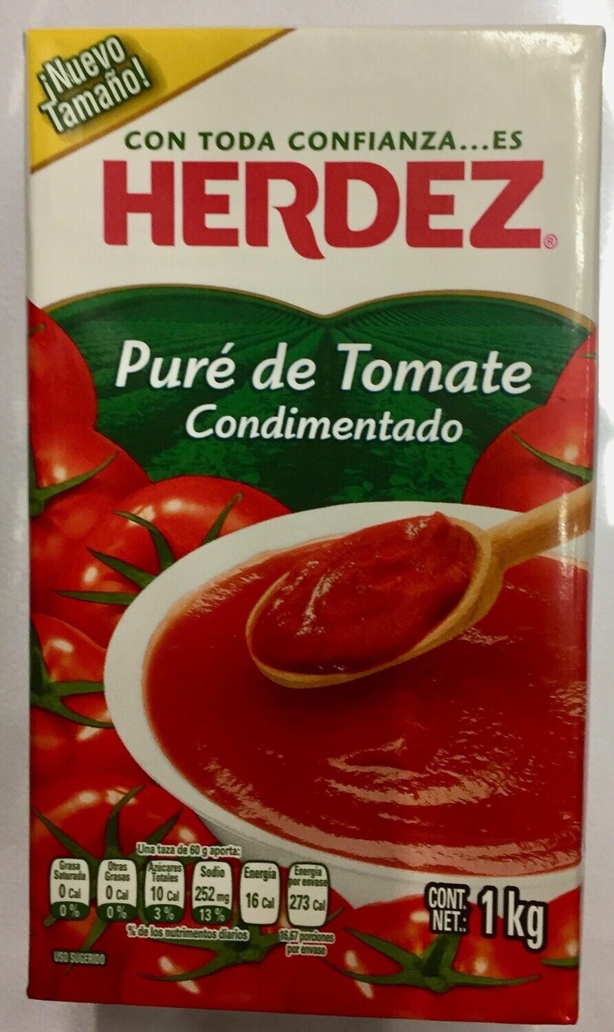 PURE TOMATE HERDEZ 1KG