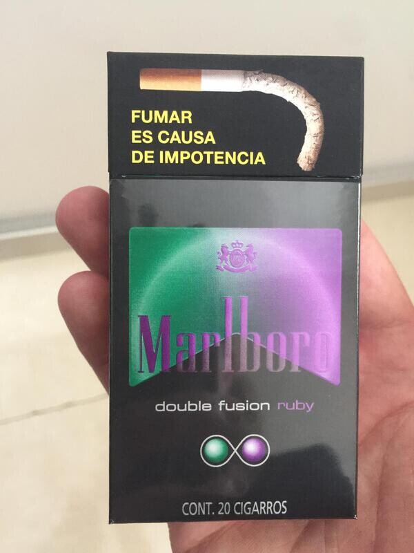 CIGARRO MARLBORO DOUBLE FUSION RUBY 20S