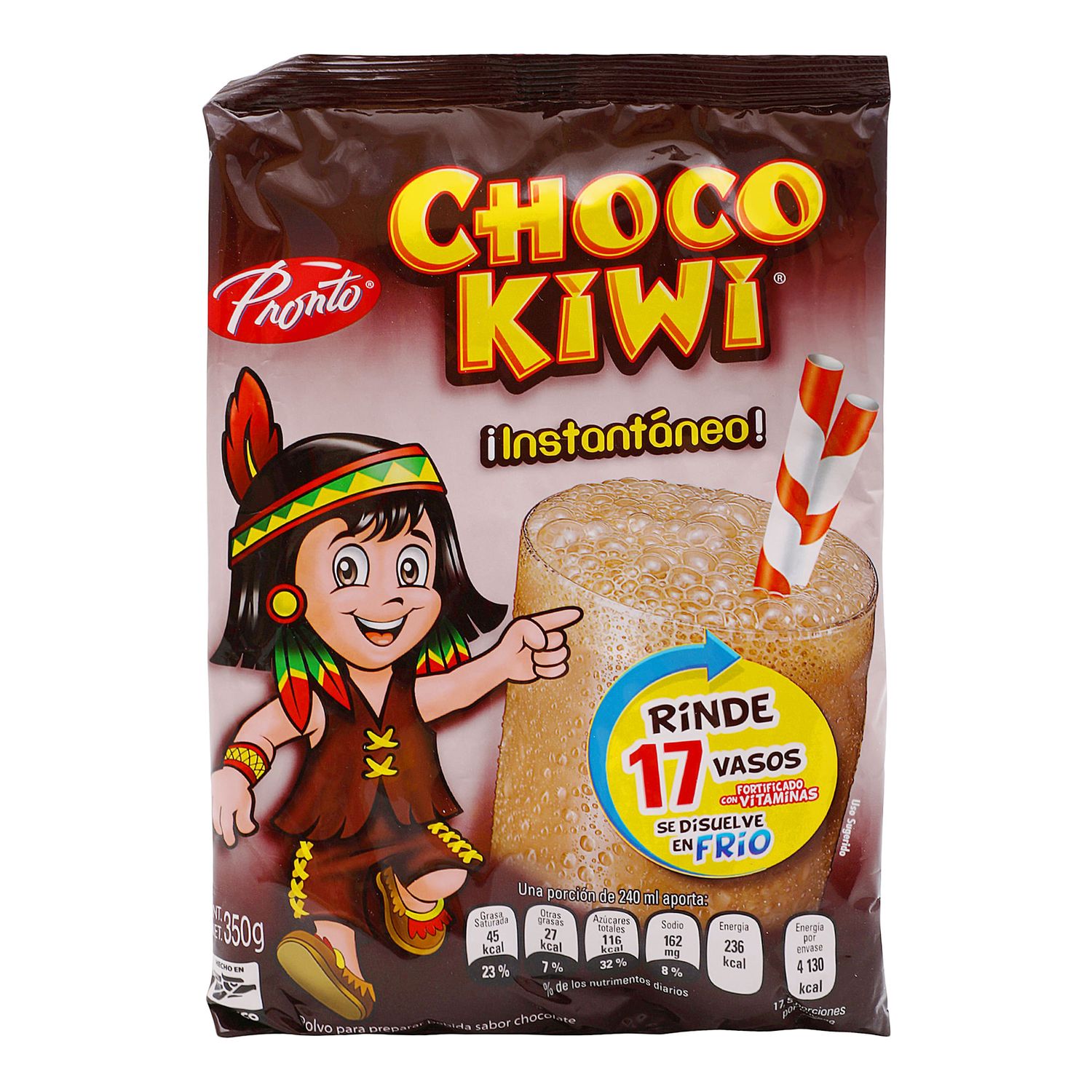 ALIMENTO POLVO CHOCO KIWI 350GR
