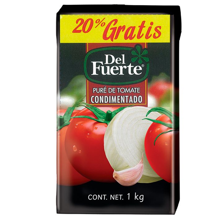 PURE DE TOMATE DEL FUERTE 1KG 20%