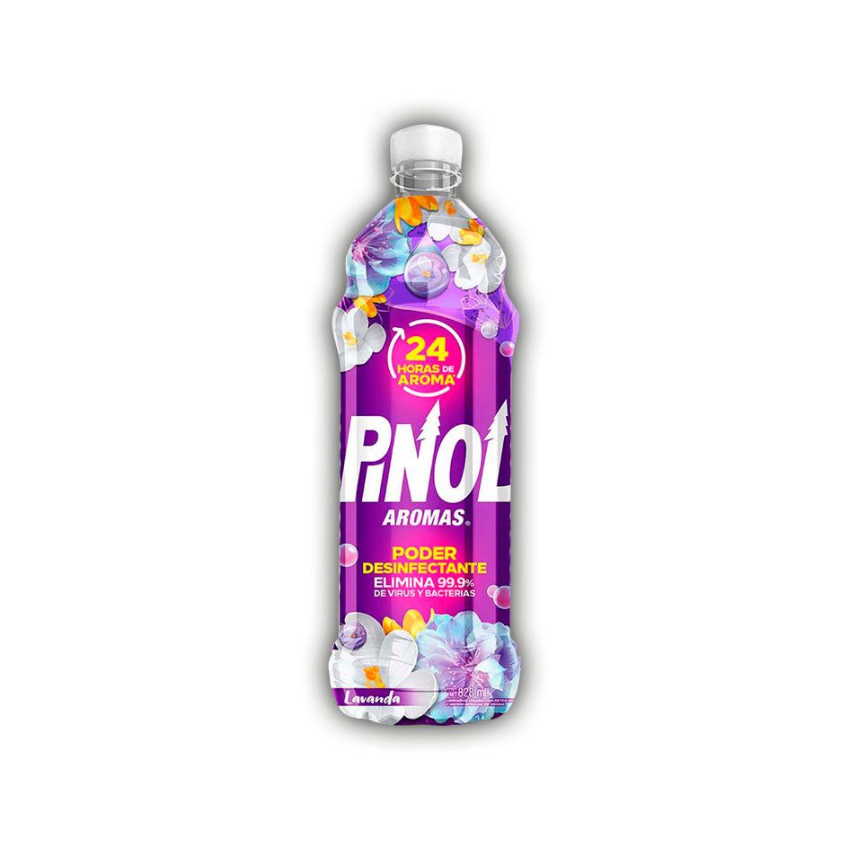 LIMPIADOR PINOL C/DETERGENTE LAVANDA 828ML