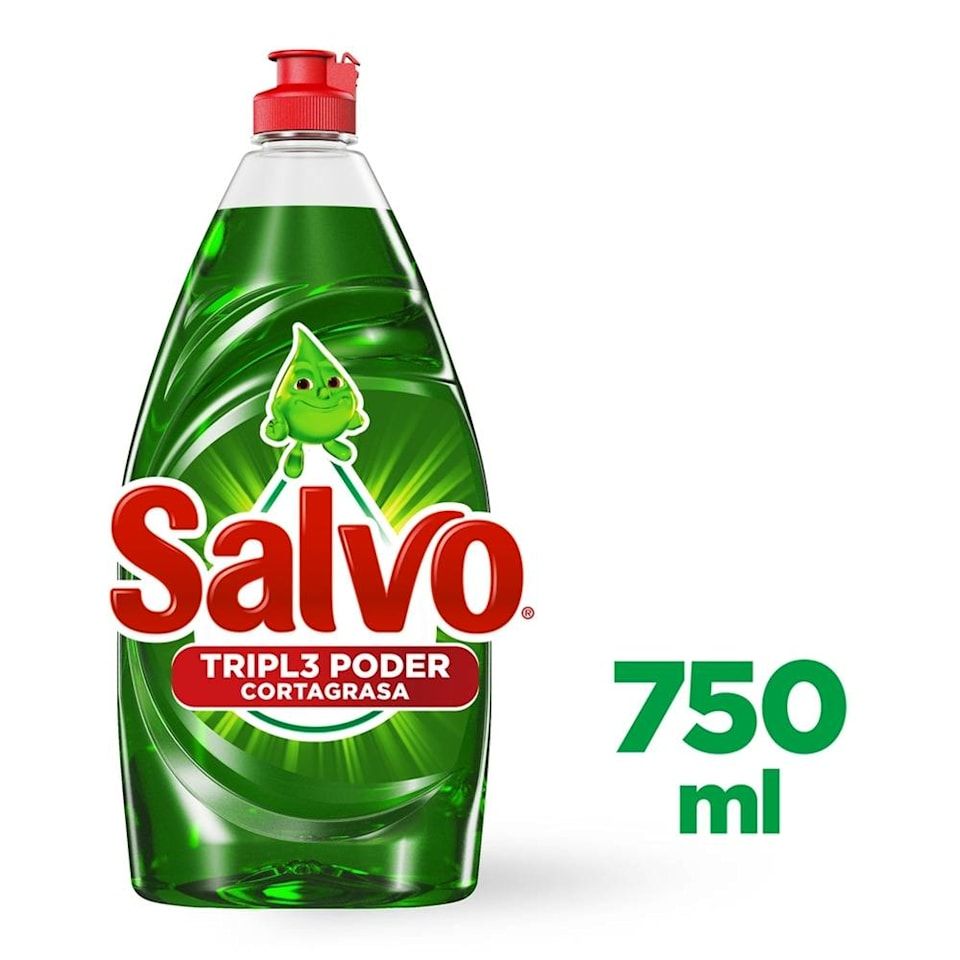 DETERGENTE LIQ. SALVO LIMON 750ML