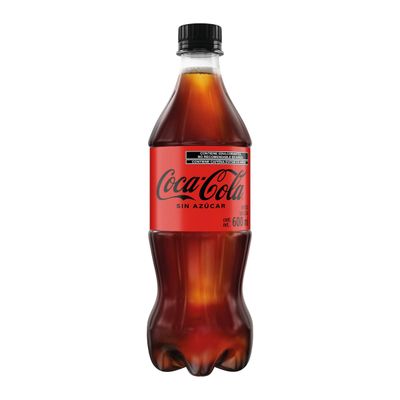 COCA COLA S/AZUCAR 600ML PZ...