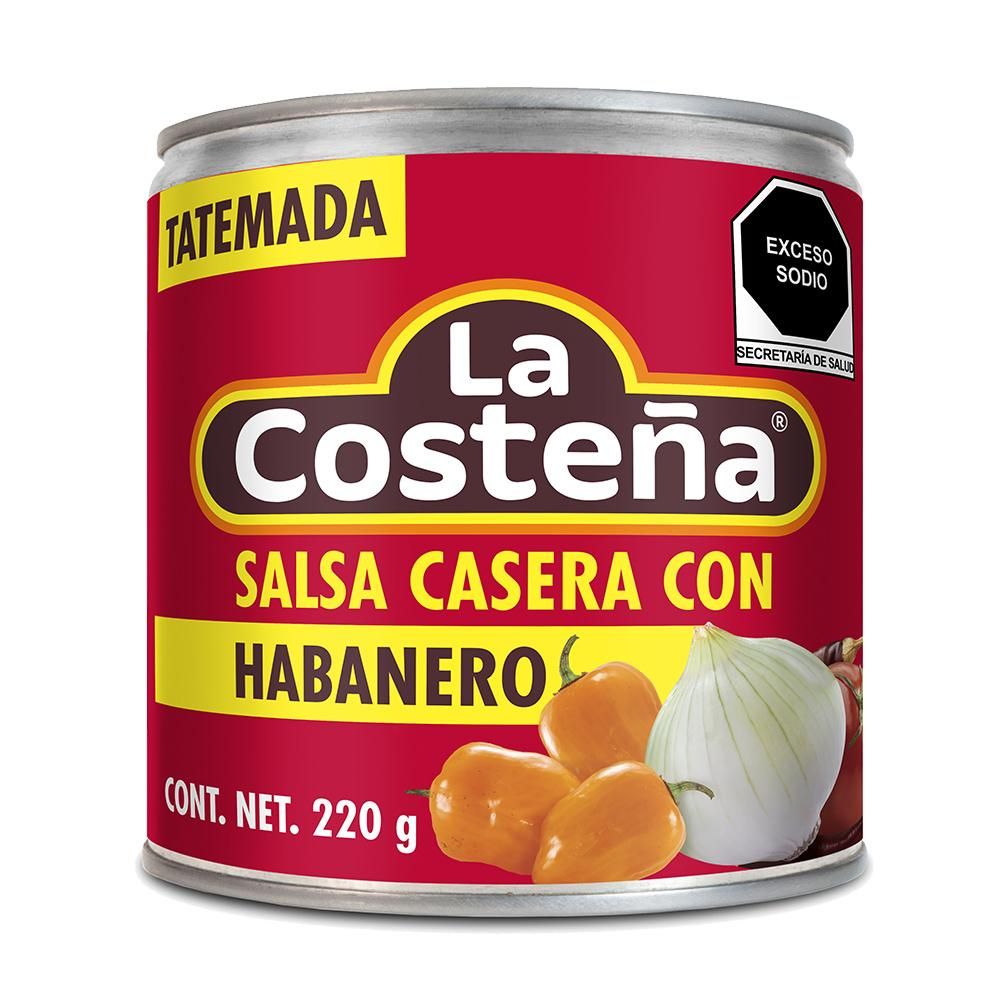 SALSA CASERA HABANERO LA COSTEÃ‘A 220GR