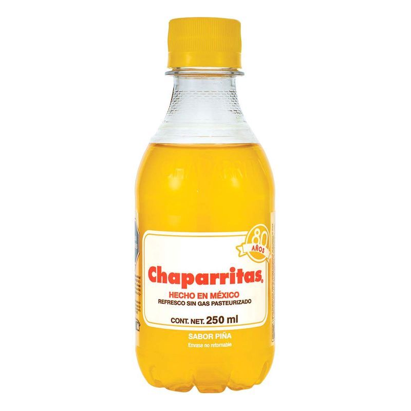 REFRESCO CHAPARRITA PIÑA VID. 255 ML.