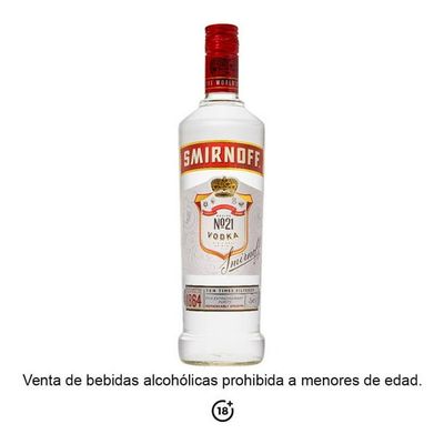 VODKA SMIRNOFF 750ML