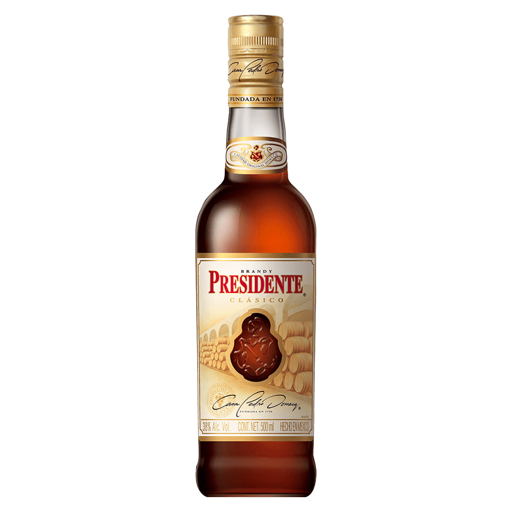 BRANDY PRESIDENTE CLASICO 500ML