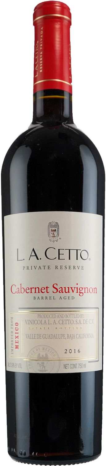 VINO TINTO CABERNET SAUVIGÑON LA CETTO 750 ML