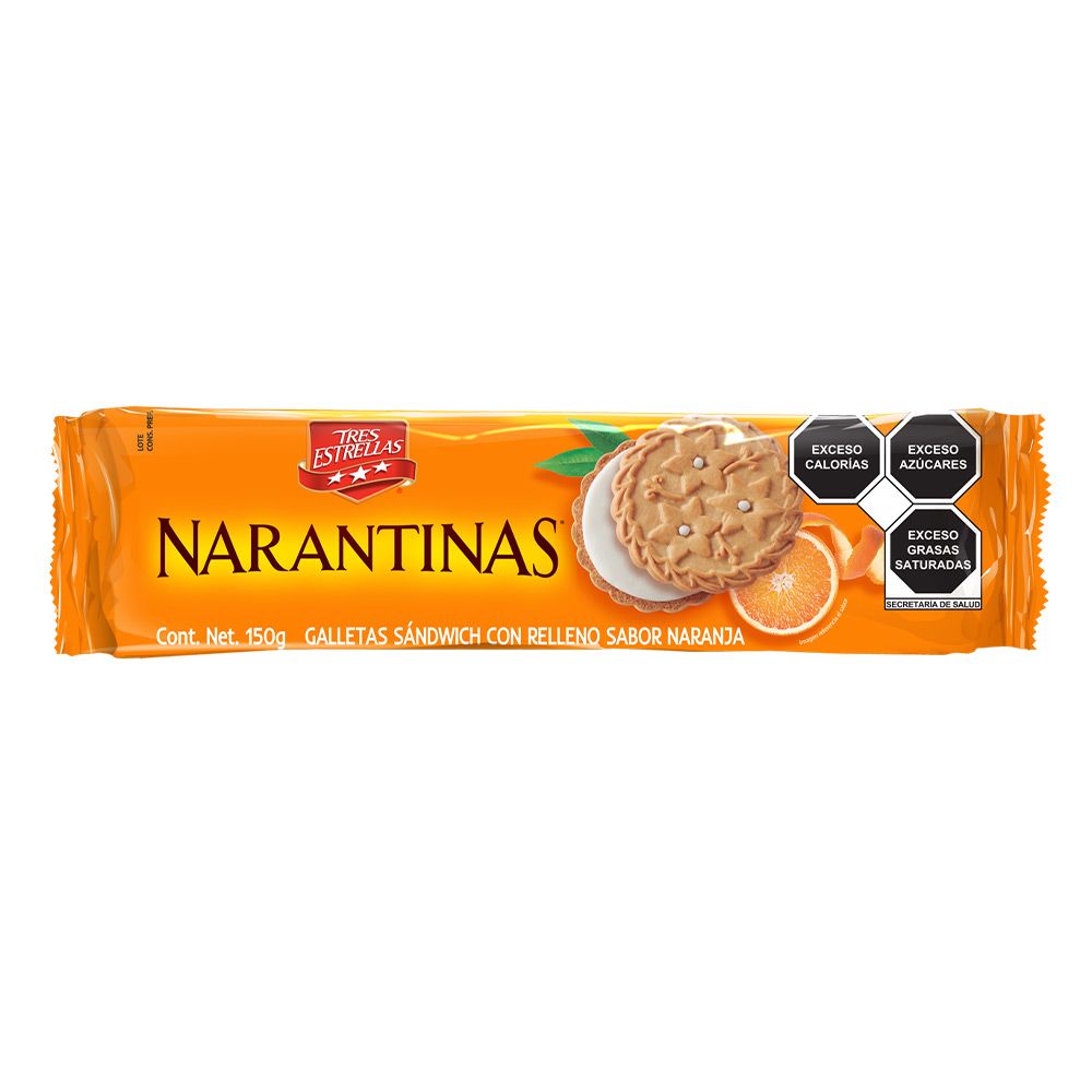 GALLETA NARANTINAS MODERNA  150GR.