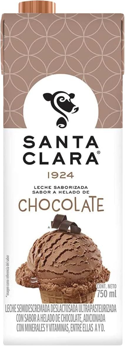 LECHE SANTA CLARA CHOCOLATE 750ML..