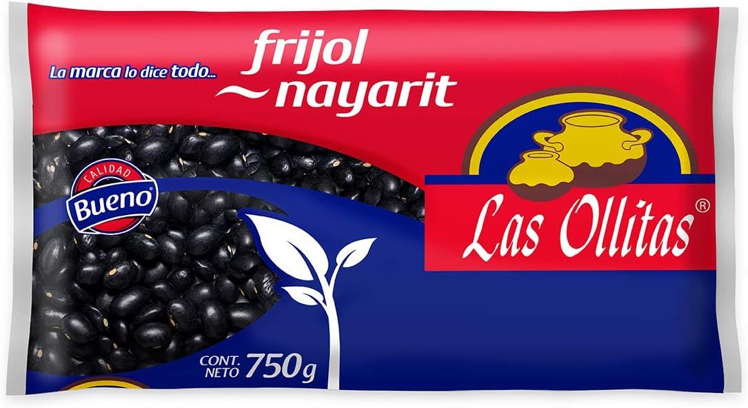 FRIJOL NEGRO LAS OLLITAS 750GR