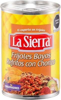 FRIJOL C/CHORIZO LA SIERRA 440GR