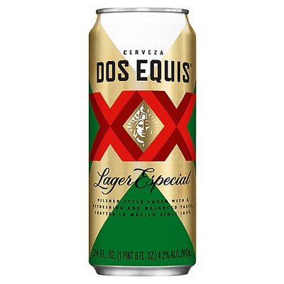 CERVEZA XX LAGER LATA 16ONZ