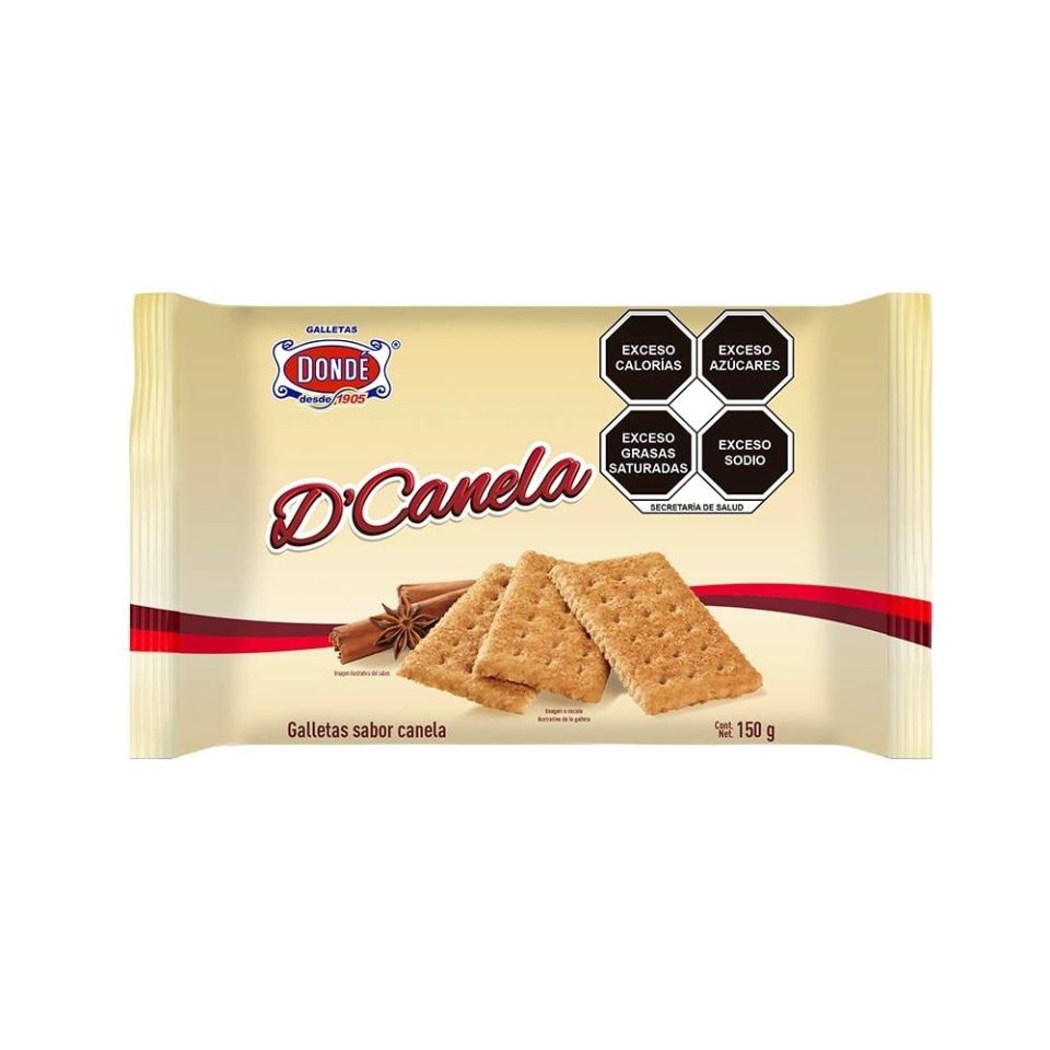 GALLETA DONDE DCANELA 150GR 
