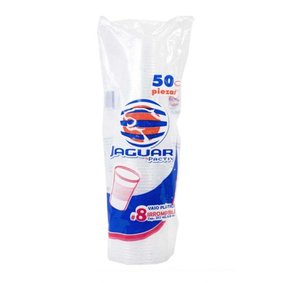 VASO PLASTICO  #8 JAGUAR 50S