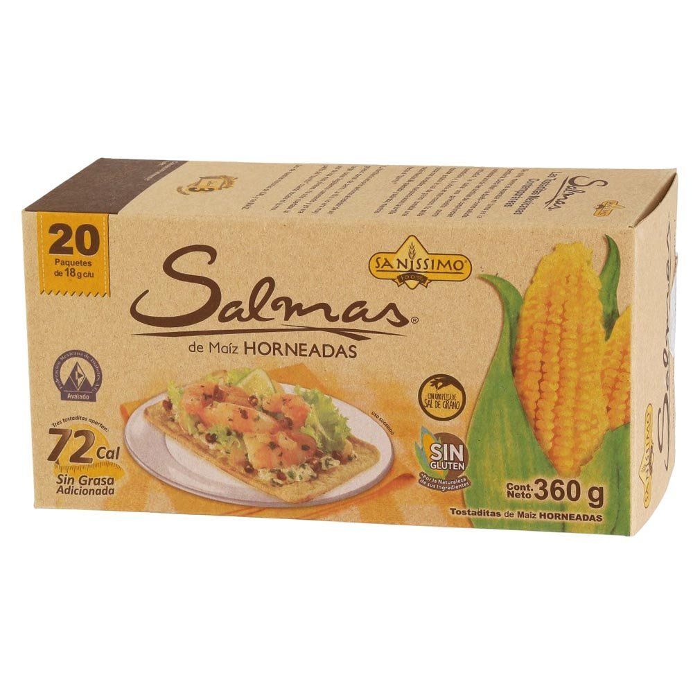 TOSTADAS DE MAIZ HORNEADAS 216GR PZ.