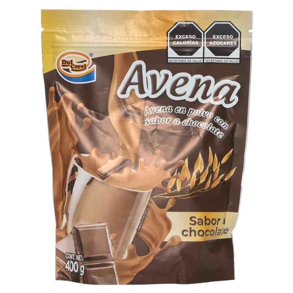 AVENA EN POLVO SABOR CHOCOLATE 400G
