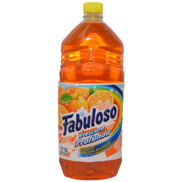 LIMPIADOR FABULOSO NARANJA 1LT 
