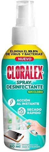 DESINFECTANTE CLORALEX  SPRAY 60ML 