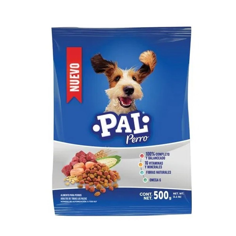 ALIMENTO PAL PERRO SECO 500GR