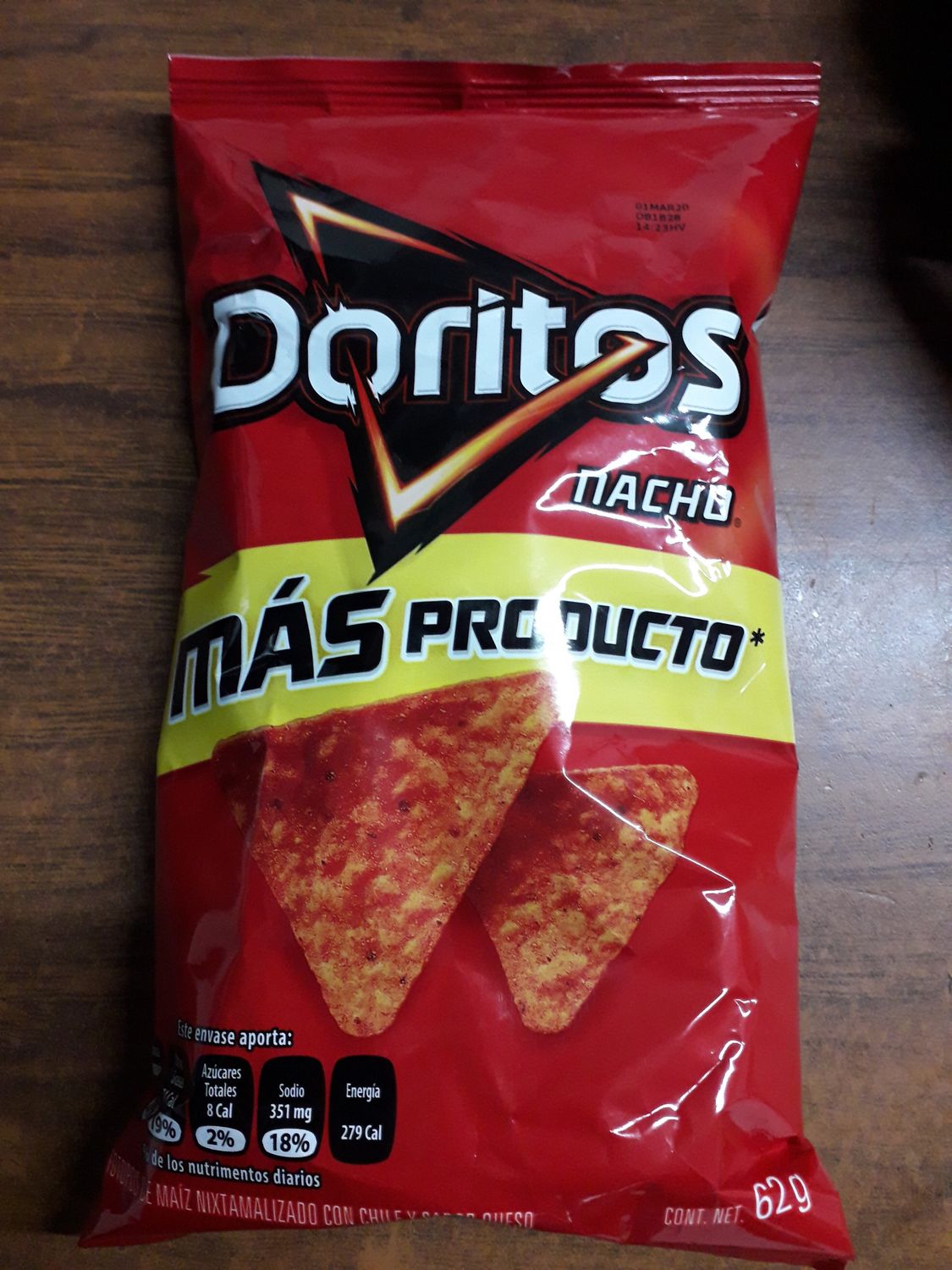 DORITOS NACHOS 61 GR PZ...