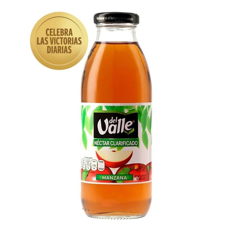 JUGO DEL VALLE MANZANA 413ML.