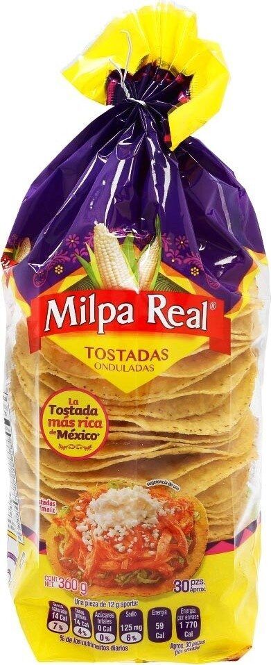 TOSTADAS ONDULADAS MILPA REAL 360GR...