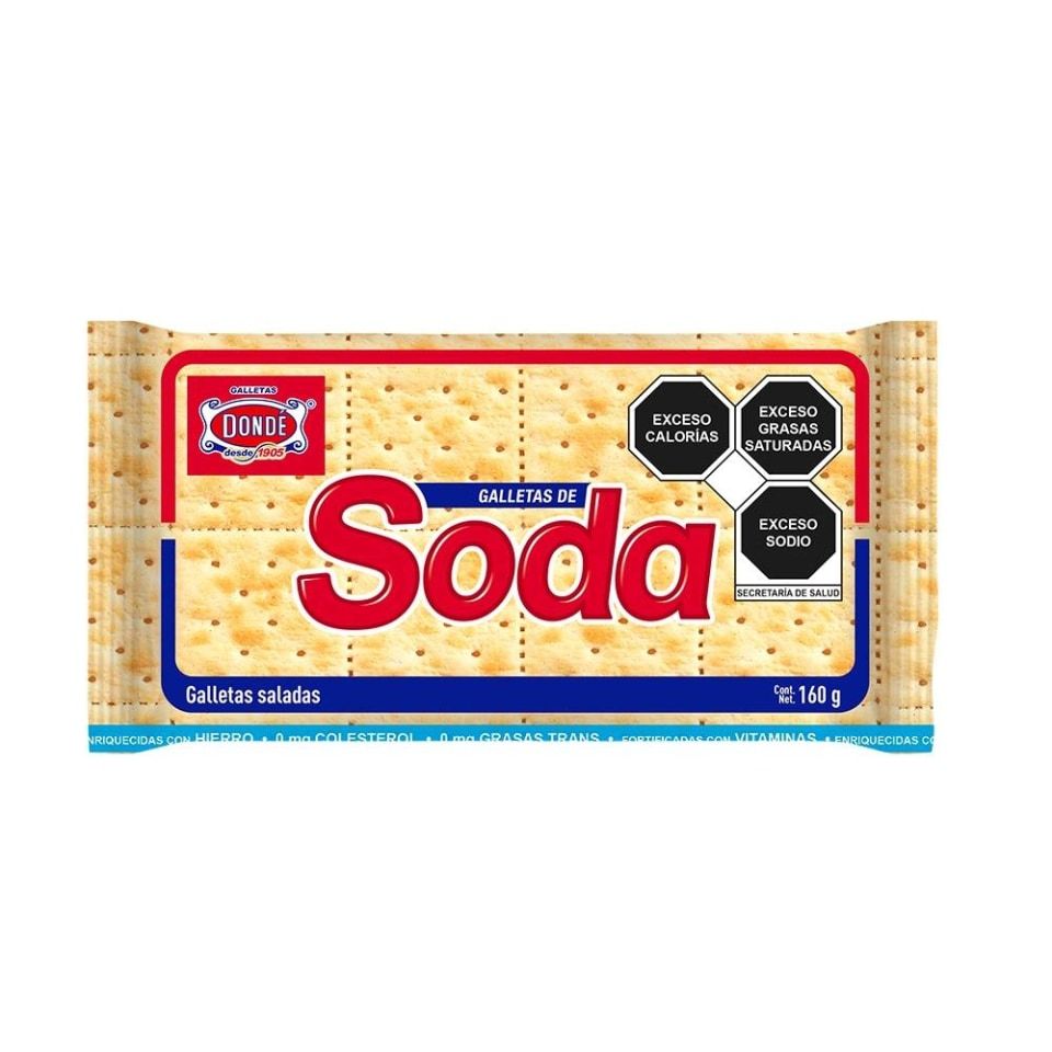 GALLETA SODA  DONDE 160GR