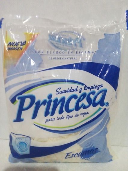 JABON PRINCESA ESCAMAS BLANCO 250GR.