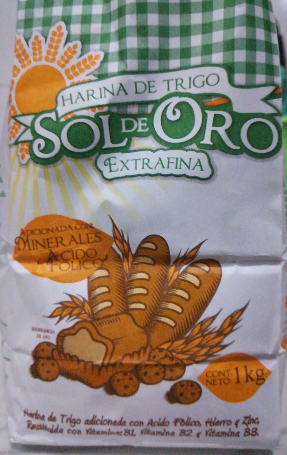 HARINA TRIGO SOL DE ORO 1KG