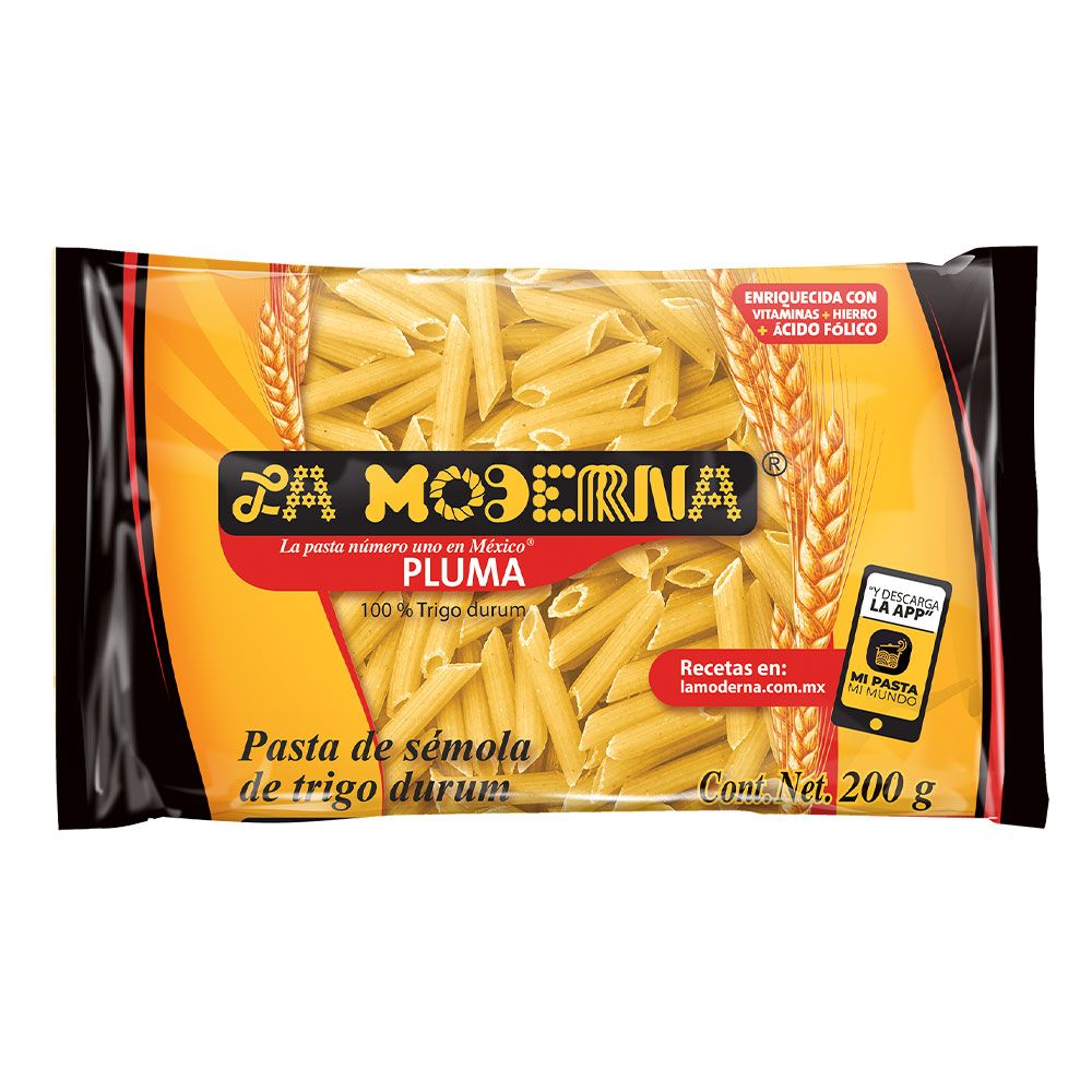 PASTA PLUMA LA MODERNA 200GR.