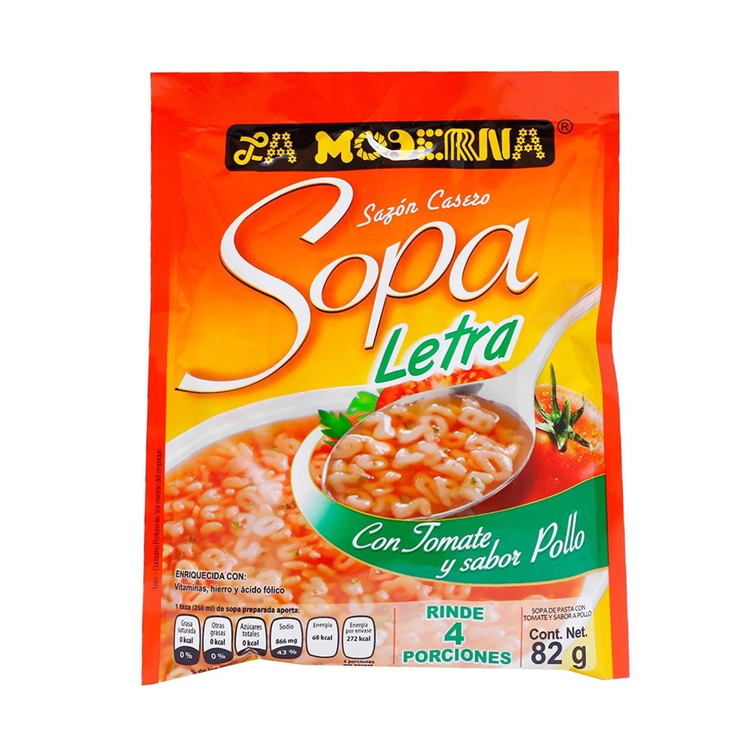 SOPA EN SOBRE CODITO MODERNA 82GR.