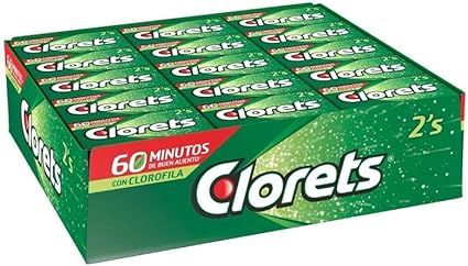 CHICLE CLORETS 2S 2.8GR (60)