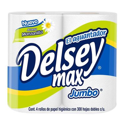 PAPEL HIGIENICO DELSEY MAX M/JUMBO 4S