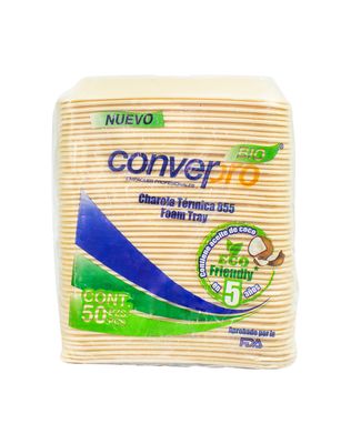 CHAROLA CONVERPRO #855 BIODEGRADABLE 50S