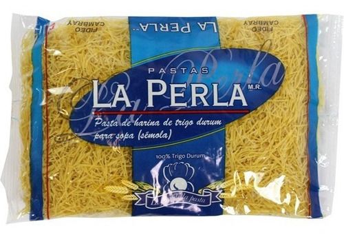 PASTA FIDEO C/ACHIOTE PERLA 200GR