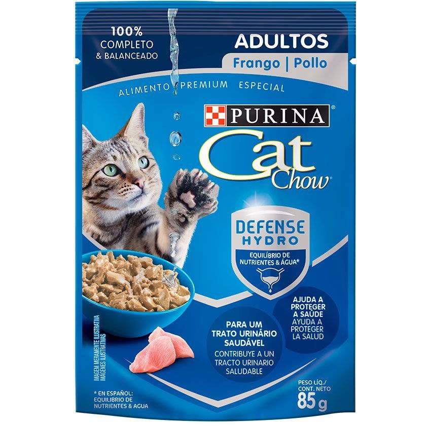CAT CHOW ADULTO POLLO 85GR.