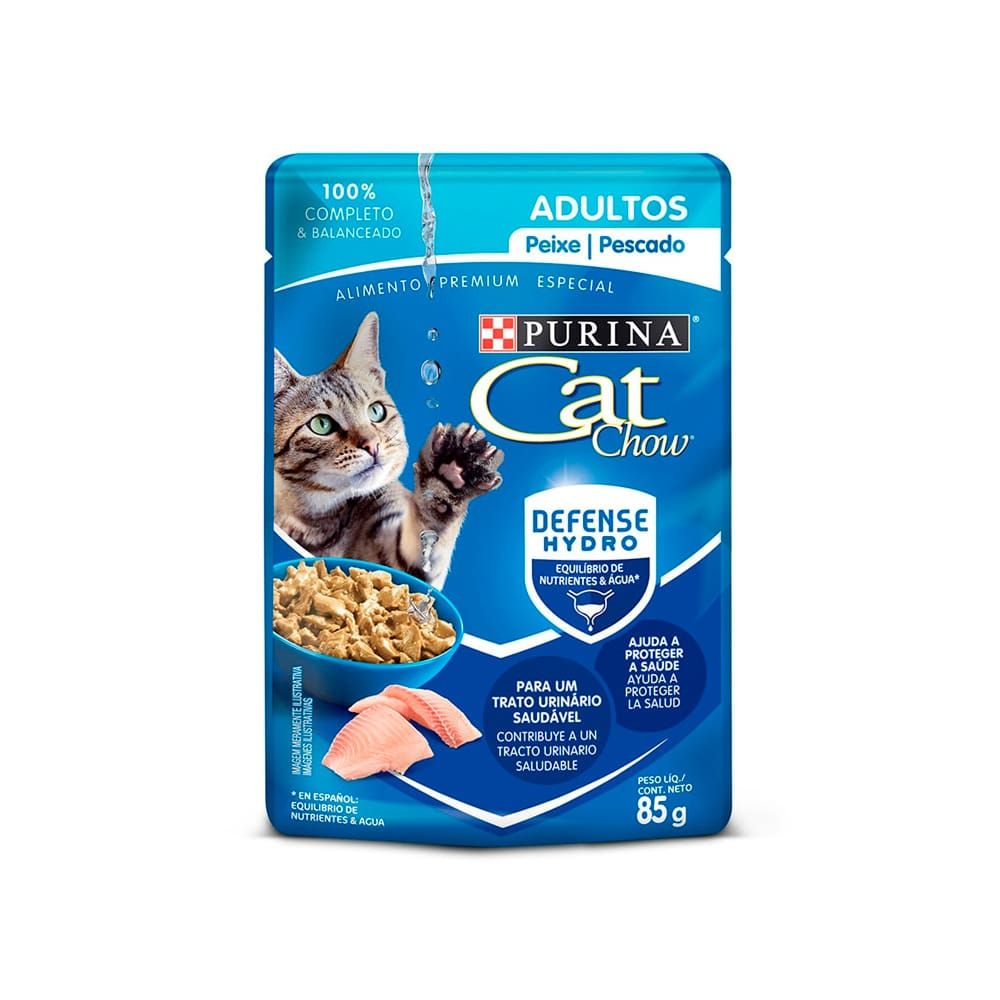 CAT CHOW ADULTO PESCADO 85 GR