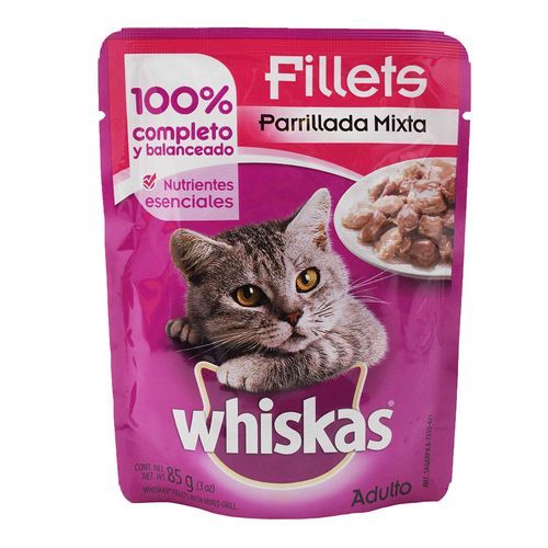 ALIMENTO WHISKAS PAVO 85GR