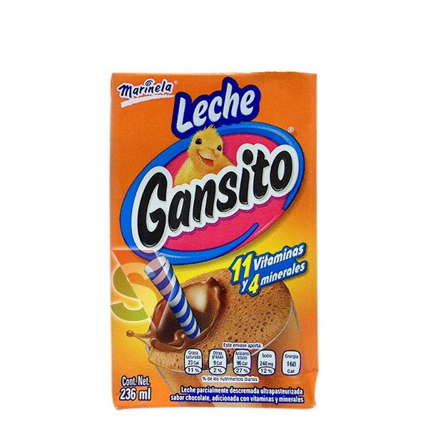 LECHE GANSITO 236ML PZ.