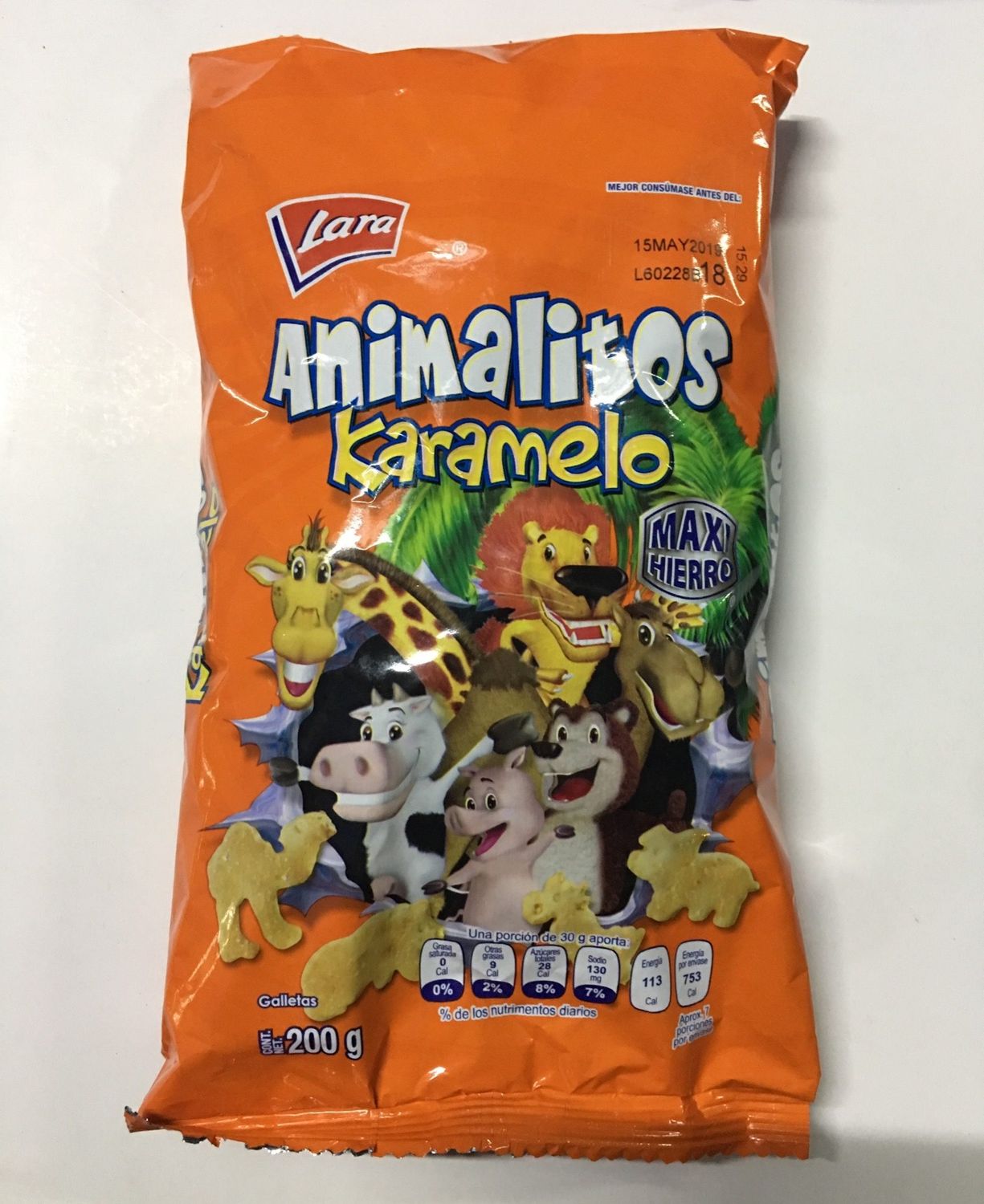 ANIMALITOS KARAMELO LARA 200GR PZ.