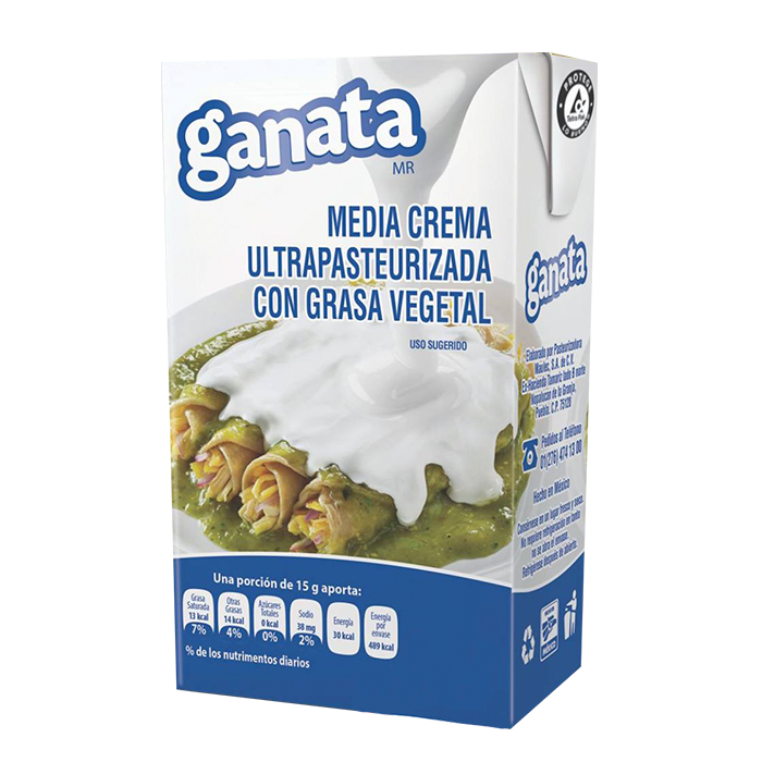 MEDIA CREMA GANATA 250ML