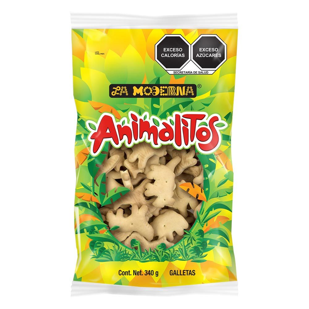 GALLETA ANIMALITOS ZOOKIES 340GR.MODERNA